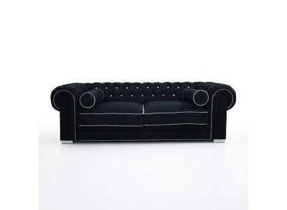 Chesterfield Sofa 3-miejscowy tapicerowany designer kanapa kanapy zestaw SL Sofa 25