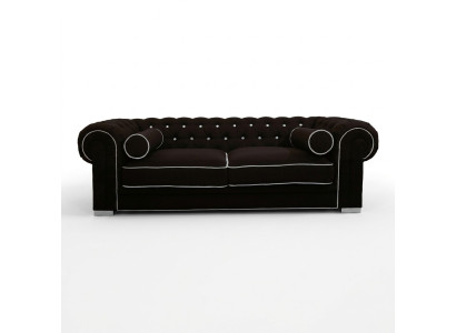 Chesterfield Sofa 3 MIEJSCA OBUJMIJĄCE SOFY WYKONANE Z TWARDEJ WAGRY OZDOBY SL Sofa 26