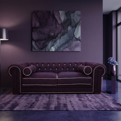 Chesterfield Sofa 3-osobowa sofa z tapicerką, projektant kanap, sofy, zestaw kanapowy SL Sofa 27