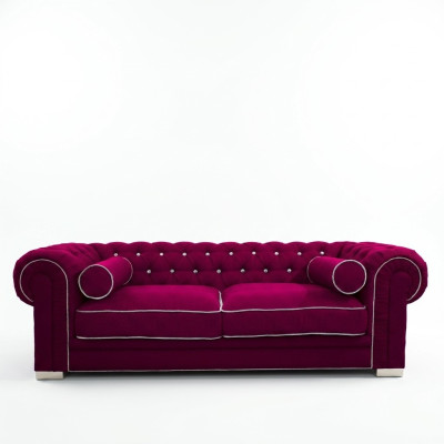 Chesterfield Sofa 3 MIEJSCA Tapicerowane Designerskie Kanapy Sofy Komplet wypoczynkowy SL Sofa 28
