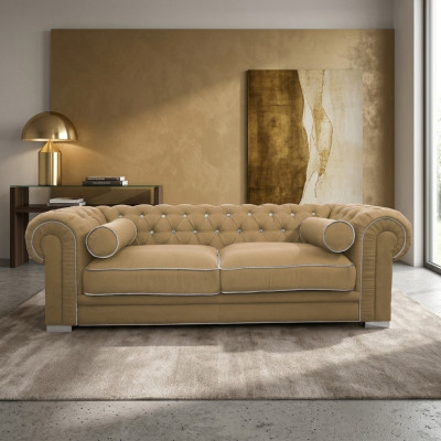 Chesterfield Sofa 3 MIEJSCA Tapicerka Sofa Wzornictwo Kanapy Zestaw SL Sofa 29