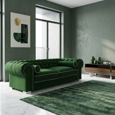 Chesterfield Sofa 3 MIEJSCA Poduszki Designerskie Kanapy Kanapy Komplet SL Sofa 31