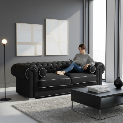 Chesterfield Sofa 3-miejscowa kanapa tapicerowana Sofa projektowa Sofy zestaw SL Sofa 33