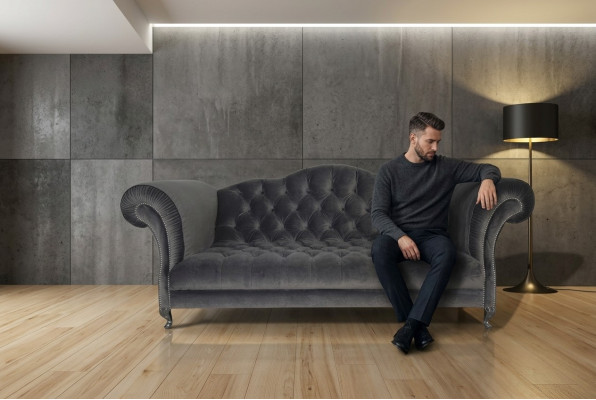 Chesterfield Sofa 3-osobowa kanapa tapicerowana Projektant kanap Sofas Garnitur SL Sofa 35