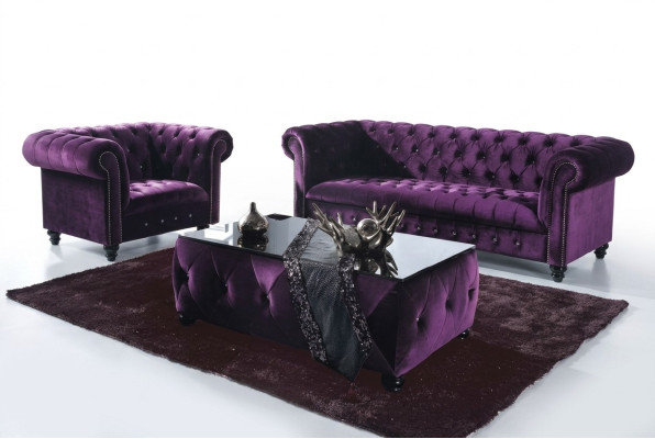 Sofa Chesterfield 3-miejscowe Kanapy Tapicerowane Designer Sofy Kanapa Komplet SL 36