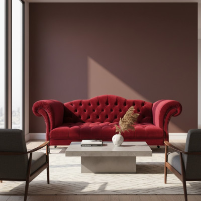Sofa Chesterfield 3-osobowa kanapa tapicerowana Designer Sofas Garnitur SL Sofa 37