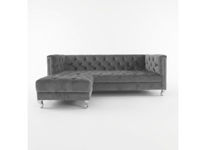 Chesterfield Sofa 3 MIEJSCA Tapicerowany Designerski Kanapa Kanapy Komplet Sofa SLIII Sofa nr 6