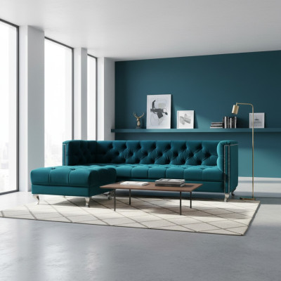 Chesterfield Sofa Polster Designer Sofy Kanapy Kanapa  Zestaw Kanapy SLIII Sofa Nr 9