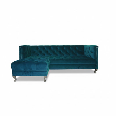 Chesterfield Sofa Polster Designer Sofy Kanapy Kanapa  Zestaw Kanapy SLIII Sofa Nr 9