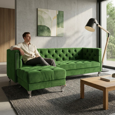 Chesterfield Sofa, tapicerowane, projektowane sofy, sofy, komplet wypoczynkowy, Sofa SLIII, Sofa nr 14