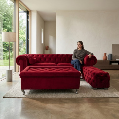 Chesterfield Sofa Polster Designer Sofy Kanapy Zestaw Sofa SsIII Sofa №20