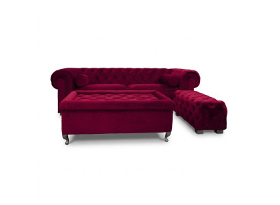 Chesterfield Sofa Pokrycie Sofy z Projektantką Kanapą Kompletem Sofa SLIII Sofa nr 24