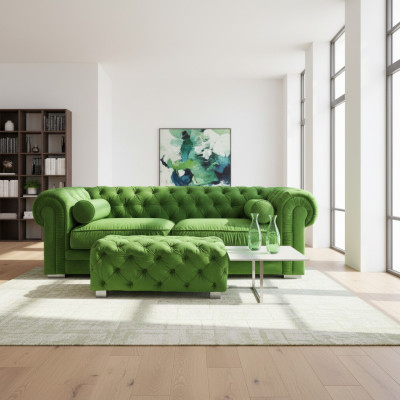 Chesterfield Sofa, projektowane sofy obiciowe Sofy Garnitur Couch SLIII Sofa №42