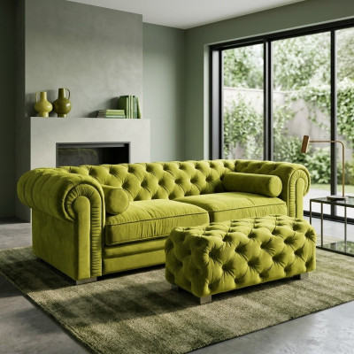 Chesterfield Sofa Tapicerowane kanapy na projekt Dom Sofy Zestawienie kanap SLIII Sofa №43