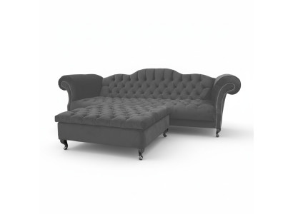 Chesterfield Sofa - Projektant z tapicerką na kanapie SOFAS SET Couch Garnitur Couch SLIII Sofa №47