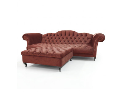 Chesterfield Sofa Wyściełany Designer Sofas Kanapa Komplet Sofa SLIII Sofa №48