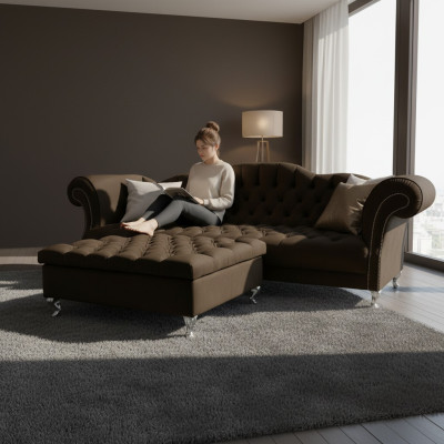 Chesterfield Sofa Designerskie sofy tapicerowane Kanapy Garnitur Sofa SLIII Sofa №50