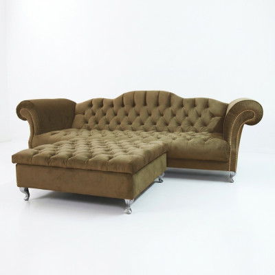 Sofa Chesterfield Projektant tapicerki z tkaniny Sofy sofistyka kanapa SLIII Sofa Nr 54.