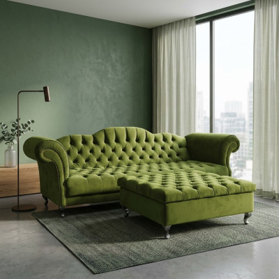 Chesterfield sofa Stylowe sofy tapicerowane designu Kanapy Kanapy Komplet wypoczynkowy Sofa SLIII Sofa №57