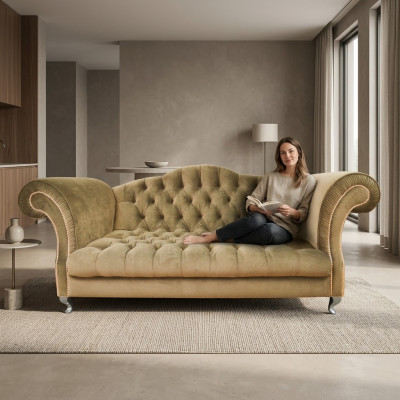 Sofa Chesterfield Projektant tapicerki Sofa Kanapy Zestaw Sofa SLIII Sofa Nr 72