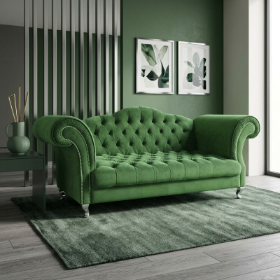 Chesterfield Sofa - wygodna sofa z tapicerką, Designer Couchen Sofas Garnitur, Couch SLIII Sofa №74