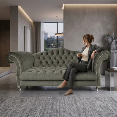 Chesterfield Sofa Kanapy Projektant Sofy Komplet Kanapowy Sofa SLIII Sofa №76