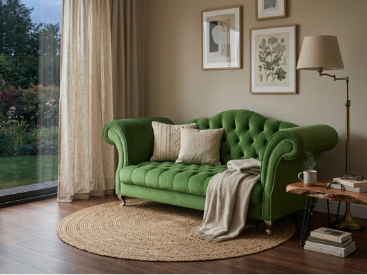 Chesterfield Sofa Projektant tapicerki Sofy Kanapy Komplet Sofa SLIII Sofa numer 78