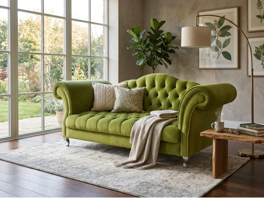 Chesterfield Sofa Pokrycia Designer Couchen Sofas Garnitur Couch SLIII Sofa №79