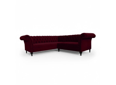 Chesterfield Narożnikowa kanapa kanapa narożna designerska sofa kanapa Aksamit skórzana sofa SLIII sofa №82