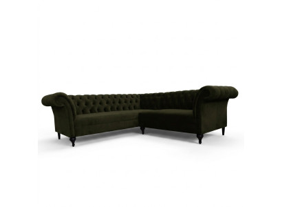 Chesterfield Narożnikowa kanapa narożnik kanapa designerska kanapa kanapa Aksamit skórzana sofa SLIII