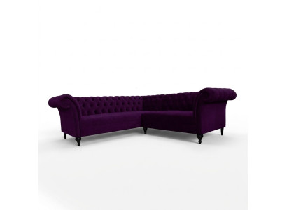 Chesterfield Narożnikowa kanapa narożnik kanapa designerska kanapa kanapa skórzana sofa Aksamit
