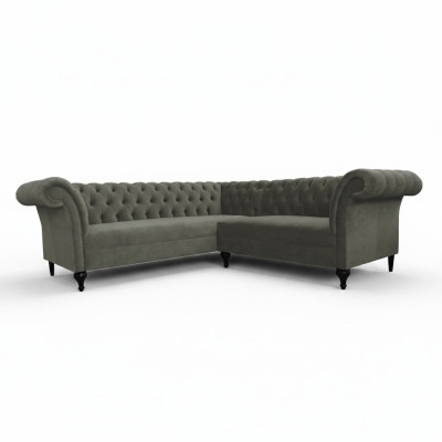 Chesterfield Narożnikowa kanapa narożnik kanapa designerska sofa kanapa Aksamit skórzana sofa SLIII sofa nr 97