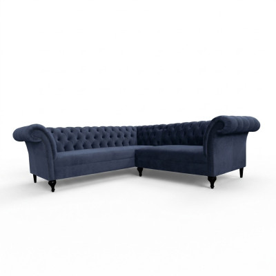 Chesterfield Narożnikowa kanapa kanapa narożna designerska sofa kanapa Aksamit skórzana sofa SLIII sofa nr 98
