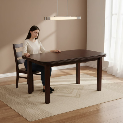 Tabela Stół obiadowy drewniany stół XXL Stół konferencyjny 100x250cm Rozkładany 250X350cm
