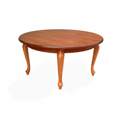 Tabela Stół obiadowy stół drewniany XXL Stół konferencyjny Okrągły Deko S19 RADIUS 150+50 CM