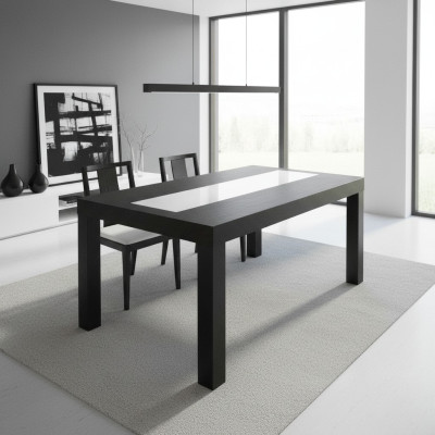 Tabela Stół obiadowy stół drewniany XXL Stół konferencyjny S27 Promień 150+50 CM