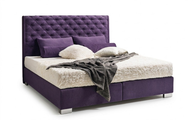 Design Podkładka Łóżko Skóra Double Hotel Marriage Sypialnia Boxspring Box Nowość