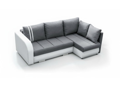 Sofa Sofa Rozkładana Sofa z funkcją łóżka + Podstawa łóżka Narożnikowa kanapa Couch NOWOŚĆ