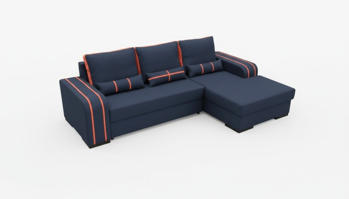 Sofa rozkładana z funkcją łóżka , Podstawa łóżka - Narożnikowa kanapa kanapa, NOWOŚĆ w designie
