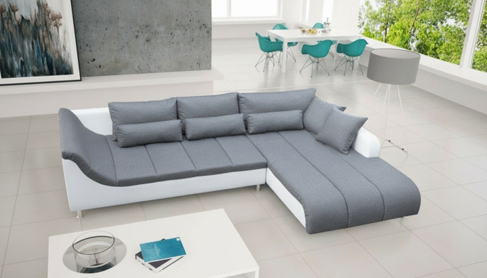 Sofa Designer Ustaw Narożnikowa kanapa Couch Podkładka Narożnik Sofy Włókienniczy Żywy krajobraz