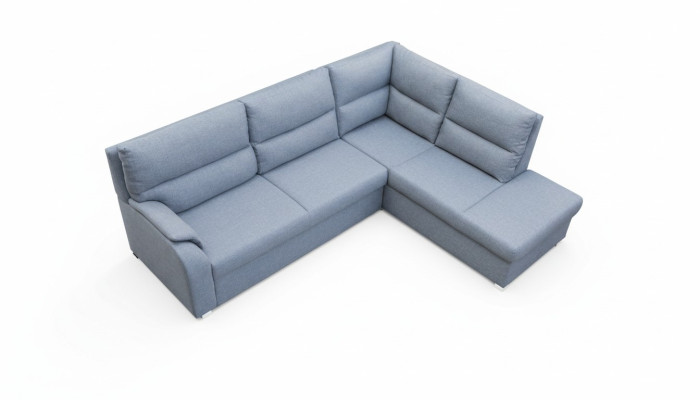 Sofa Sofa Rozkładana Sofa z funkcją łóżka + Podstawa łóżka Narożnikowa kanapa Couch - NOWOŚĆ!