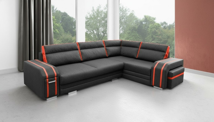 Sofa Sofa Sofa z funkcją spania - Podstawa łóżka Narożnikowa kanapa Sofy kanapowe