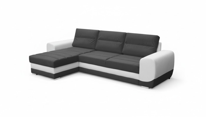 Sofa Sofa Rozkładana Sofa z funkcją łóżka + Podstawa łóżka Narożnikowa kanapa Couch NOWOŚĆ