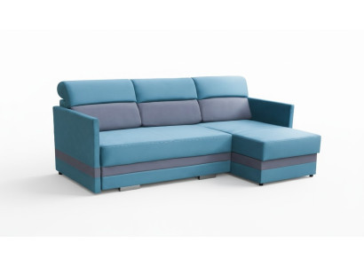 Sofa Sofa Rozkładana Sofa z funkcją łóżka + Podstawa łóżka Narożnikowa kanapa Couch NOWOŚĆ