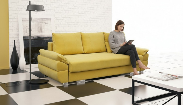 3-miejsce siedzące rozkładana sofa z rozkładaną kanapą I funkcją spania DOŁĄCZONY Podstawa łóżka