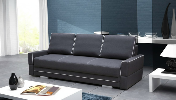 Sofa rozkładana rozkładana 3-miejsce siedzące z funkcją spania + Podstawa łóżka kanapa rozkładana sofa