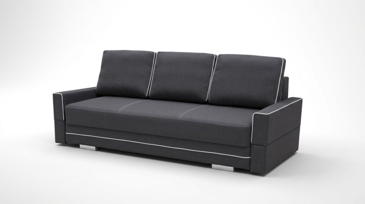 Sofa rozkładana rozkładana 3-miejsce siedzące z funkcją spania + Podstawa łóżka kanapa rozkładana sofa