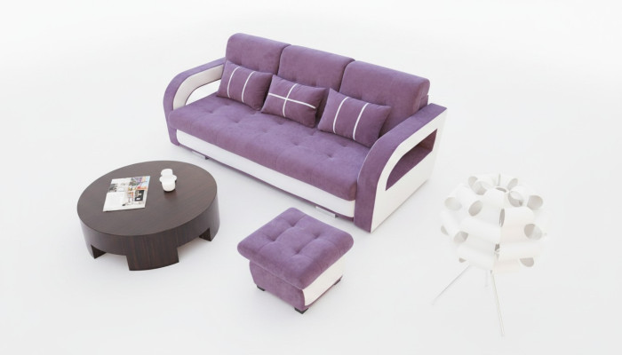 Sofa rozkładana rozkładana 3-miejsce siedzące z funkcją spania + Podstawa łóżka kanapa rozkładana sofa
