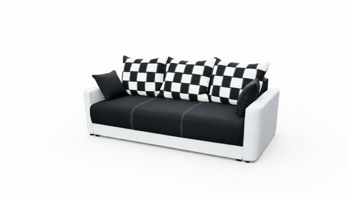 Sofa rozkładana 3-miejsce siedzenia z funkcją spania I Podstawa łóżka - Wygodna rozkładana sofa