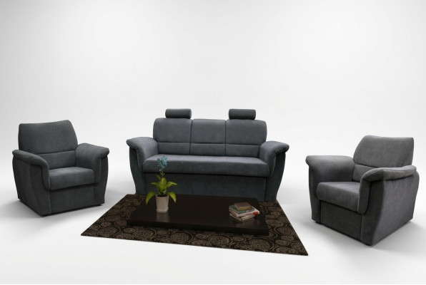 Zestaw sofowy 3+1+1 miejsce do siedzenia Funkcja łóżka Podstawa łóżka sofa tapicerowana kanapa nowa